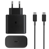 Ładowarki do telefonów - Szybka Ładowarka Sieciowa Telefonu Dla Samsung 45W Kabel Usb-c 1M - miniaturka - grafika 1