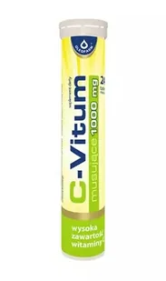 Oleofarm Witamina C C-Vitum 1000mg Tabletki Musujące 24 sztuki - - Witaminy i minerały - miniaturka - grafika 1