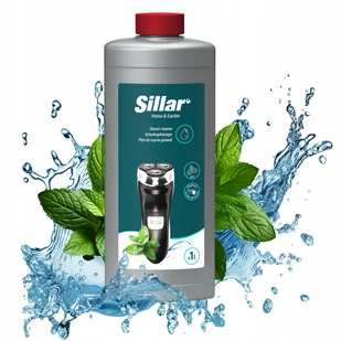 Sillar Clean płyn wkład czyszczący do golarek głowic maszynek ostrzy mięta - Pozostałe urządzenia kosmetyczne - miniaturka - grafika 1