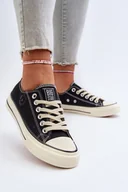 Trampki damskie - Niskie Trampki Damskie Big Star NN274269 Czarne-37 - miniaturka - grafika 1
