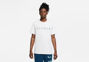 Nike Air Jordan Sport Dna Crew Tee White - Koszulki męskie - miniaturka - grafika 1