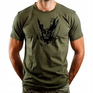Koszulka T-Shirt ''Wolverine'' Bawełna L - Koszulki męskie - miniaturka - grafika 1