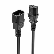 Kable komputerowe i do monitorów - Lindy Kabel zasilający IEC-Netzverlngerung 3m IEC 320 C14 IEC 320 C13 30332 - miniaturka - grafika 1
