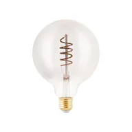 Żarówki LED - Eglo Żarówka globe kulista E27 4W czarna 12,5cm - miniaturka - grafika 1