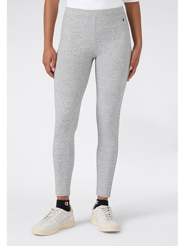 Champion Legginsy w kolorze szarym