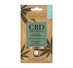 Bielenda CBD Maseczka nawilżająco-kojąca 8g 45428-uniw - Maseczki do twarzy - miniaturka - grafika 2