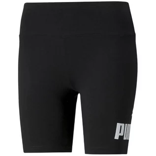 Spodenki damskie - Spodenki Damskie Puma Ess 7 Logo Czarne 848347 01-S - grafika 1