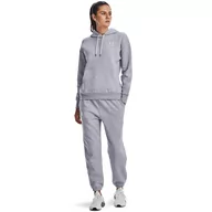 Spodnie sportowe damskie - Damskie spodnie dresowe Under Armour Essential Fleece Joggers - szare - UNDER ARMOUR - miniaturka - grafika 1