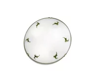 Lampy sufitowe - Kolarz 731.12.4.100-Lampa sufitowa NONNA 2xE27/60W/230V pr.40 cm jeleń zielona - miniaturka - grafika 1