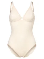 Body - Triumph Damskie body Kobiety beżowy|biały jednolity, 75B - miniaturka - grafika 1