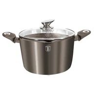 Garnki - Berlinger Haus Garnek z pokrywką Carbon Metallic Line 6 l - miniaturka - grafika 1