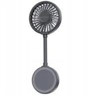 Gadżety USB - Wiatrak ręczny USAMS LiFE LU02 czarny - miniaturka - grafika 1