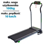 Bieżnie - Bieżnia elektryczna TUNTURI Cardio Fit T5 1103W 10km/h - miniaturka - grafika 1