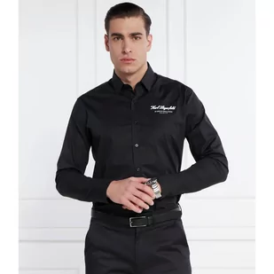 Karl Lagerfeld Koszula | Regular Fit - Koszule męskie - miniaturka - grafika 1