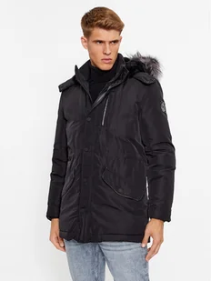 Guess Parka M3BL20 WFOW2 Czarny Regular Fit - Kurtki męskie - miniaturka - grafika 1