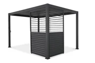 Kratki i pergole - Regulowany panel żaluzjowy do pergoli PREMIUM 3m, anthracite - GUTROOF - miniaturka - grafika 1
