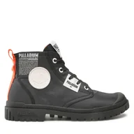 Botki damskie - Trapery Palladium Sp20 Overlab 77371-001-M Czarny - miniaturka - grafika 1