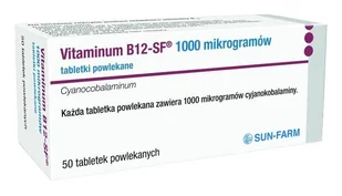 Vitaminum B12-SF, 50 tabletek - Witaminy i minerały - miniaturka - grafika 1
