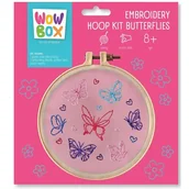 Zabawki kreatywne - Zestaw kreatywny WOW BOX Haftowanie Motylki WOW0920 - miniaturka - grafika 1