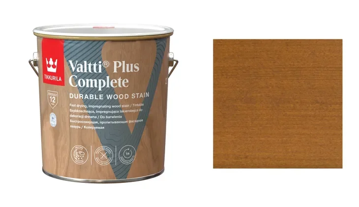 Tikkurila Valtti Plus Complete 2,7l 5071 Tatti - Lakierobejca Szybkoschnąca