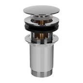 Korki do umywalek - Laveo Laveo Korek klik-klak uniwersalny chrom CKK 02R3 - miniaturka - grafika 1