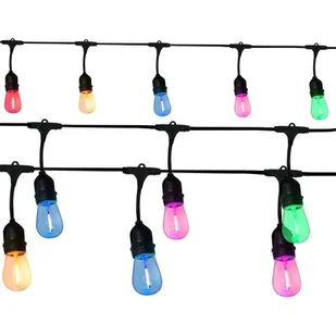 Girlanda zewnętrzna Party Neon 322166 Polux 5,6m 2700K E27 IP44 wielokolorowa - Lampy ogrodowe - miniaturka - grafika 1