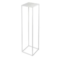 Kwietniki - Kwietnik osłonka stojak Evron 19x19x77 cm biały metalowy loft - miniaturka - grafika 1