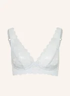 Biustonosze - Hanro Biustonosz Trójkątny Moments blau - miniaturka - grafika 1