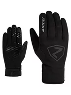 Rękawiczki - Ziener Unisex SMU 22-GTX INF 274 TOUCH rękawiczki rowerowe, długie palce, Gore-Tex Infinium, wyściełane, oddychające, czarne, rozmiar 7,5 - miniaturka - grafika 1