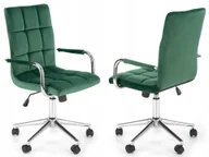 Fotele i krzesła biurowe - Zielony Fotel biurowy krzesło obrotowe Gonzo 4 Halmar - miniaturka - grafika 1