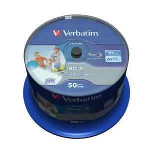 Verbatim BD-R Blu-Ray SL Printable 25 GB 6 x 50 (43812) - Nośniki danych - miniaturka - grafika 1