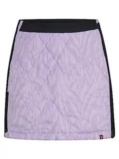 Spódnice - Ziener NIMA damska spódnica termiczna/outdoorowa/Primaloft | zima, wyprawy narciarskie, liście liliowe nadruk, rozmiar 44 - grafika 1