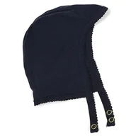 Chusty do noszenia dzieci - Nuuroo - Bonetka Z Organicznego Jerseyu Black Rozmiar M - miniaturka - grafika 1