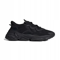 Sneakersy męskie - Adidas męskie Czarne buty sportowe Ozweego roz. 44 Lekkie Sneakersy - miniaturka - grafika 1