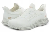 Buty sportowe damskie - Skechers Buty Damskie Sportowe Bobs Geo New Aesthetics Białe 38 Eu - miniaturka - grafika 1
