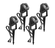 Lampy ogrodowe - Emos ZESTAW 4x LED RGBIC Ściemn. zewn. lampa LED/7W/230V 3000-6500K IP65 Wi-Fi Tuya - miniaturka - grafika 1
