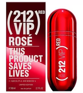 Carolina Herrera 213 Vip Rosé Red Limited Edition woda perfumowana 80ml - Wody i perfumy damskie - miniaturka - grafika 1