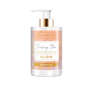 Balsamy i kremy do ciała - Bielenda Professional Is Sensory Skin, rozświetlający krem do dłoni i ciała, glow, 300ml - miniaturka - grafika 1