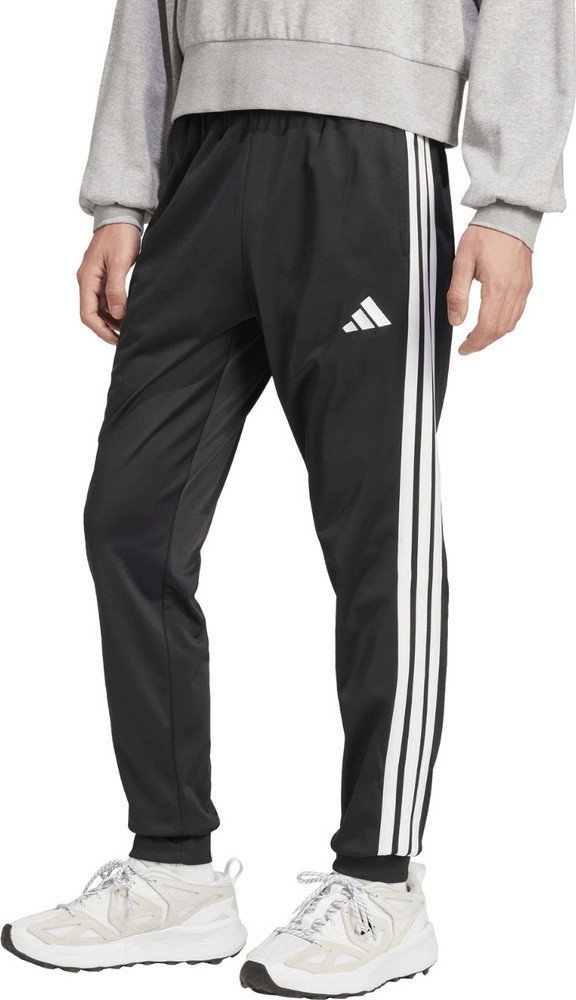 Spodnie męskie adidas 3-Stripes Tricot Regular Tapered czarne JI8809 M