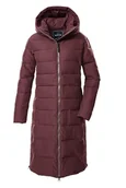 Płaszcze damskie - G.I.G.A. DX Kobiety Pikowany płaszcz/pikowana kurtka/funkcjonalny płaszcz o puchowym wyglądzie z kapturem GW 88 WMN QLTD CT, dunkelorchidee, 40, 43534-000 - miniaturka - grafika 1
