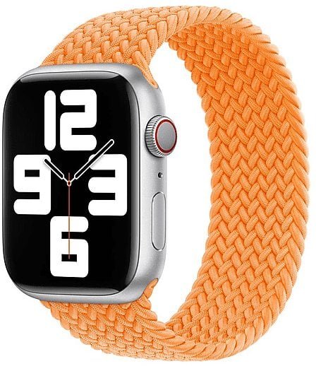 Apple Opaska WATCH BRAIDED STRAP SOLO MQYM3ZM/A 44/45/46/49MM BRIGHT ORANGE SIZE 4 ORYGINALNA PLOMBA