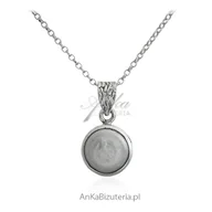 Wisiorki - ankabizuteria.pl Zawieszka srebrna z naturalną perłą o nieregularnych - miniaturka - grafika 1