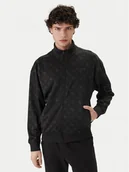 Bluzy męskie - Guess Bluza Z6GQ07 K2849 Czarny Relaxed Fit - miniaturka - grafika 1