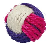 Zabawki dla kotów - Pet Nova zabawka dla kota Piłka Sizalowa 6cm - miniaturka - grafika 1