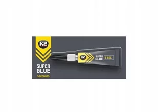 K2 Super Glue 3g klej błyskawiczny cyjanoakrylowy do łączenia elementów z plastiku, metalu, drewna, gumy, skóry, szkła, - Kosmetyki samochodowe - miniaturka - grafika 1
