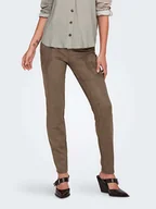 Legginsy - ONLY Legginsy w kolorze jasnobrązowym - miniaturka - grafika 1
