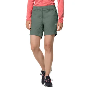 Spodenki trekkingowe PEAK SHORT W hedge green - 34 - Spodenki damskie - miniaturka - grafika 1