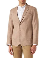 Marynarki męskie - bugatti Męska marynarka 398300-39232, taupe-60, regular, taupe-60, 52 - miniaturka - grafika 1