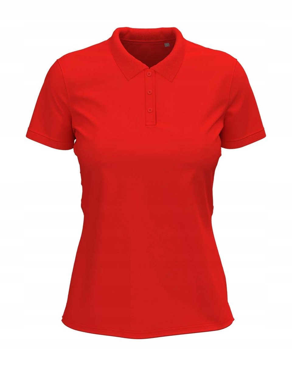 Koszulka damska polo bawełniana Polówka Stedman ST9740 Scarlet Red XS