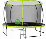 Trampoliny - Trampolina ogrodowa 374cm 12ft Drabinka + Piłka! - miniaturka - grafika 1